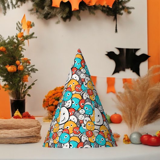 色数々の変モンスターマンガ パーティーハット