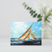 色数々の帆 ポストカード (スタンド正面)