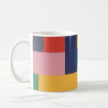 色数々の幾何学抽象芸術コラージュ