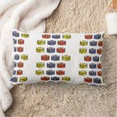 色数々の建物 ランバークッション (ブランケット)