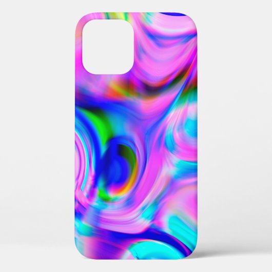 色数々の抽象芸術の背景パカラフルターン Case-Mate iPhoneケース (裏面)