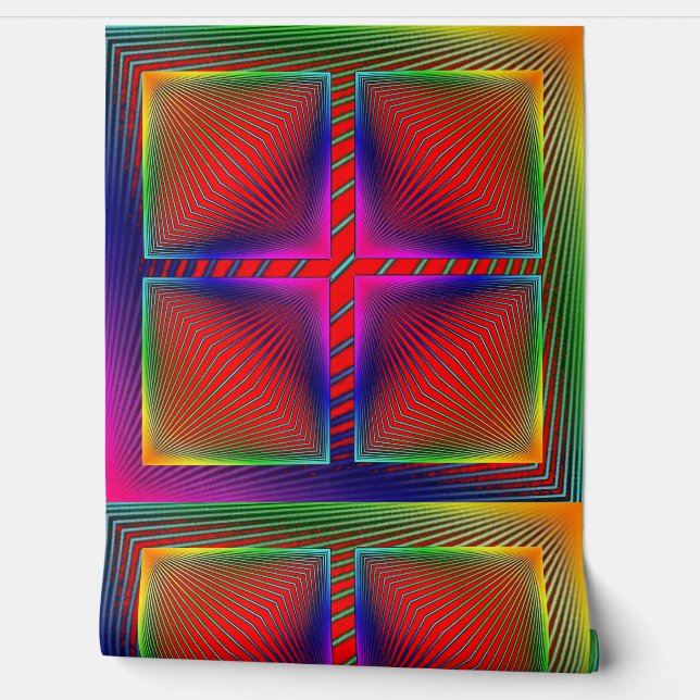 色数々の抽象芸術剥離及びスティックウォーパー 壁紙 (ほどく)