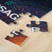 色数々の抽象芸術天〔占星術の〕十二宮図 ジグソーパズル (側面)