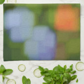 色数々の抽象芸術絵画の キッチンタオル (折り畳み)