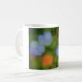色数々の抽象芸術絵画の コーヒーマグカップ (正面左)