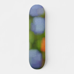 色数々の抽象芸術絵画の スケートボード