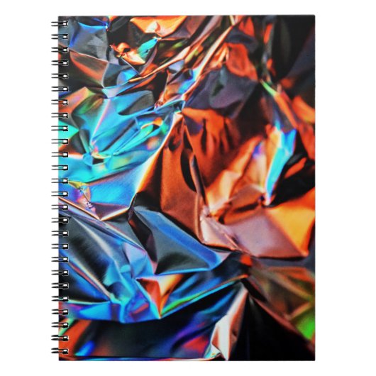 色数々の抽象芸術絵画の ノートブック (正面)