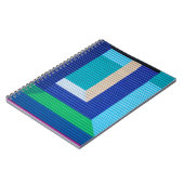 色数々の抽象芸術絵画の ノートブック (左側)