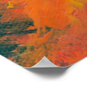 色数々の抽象芸術絵画の ポスター (角)