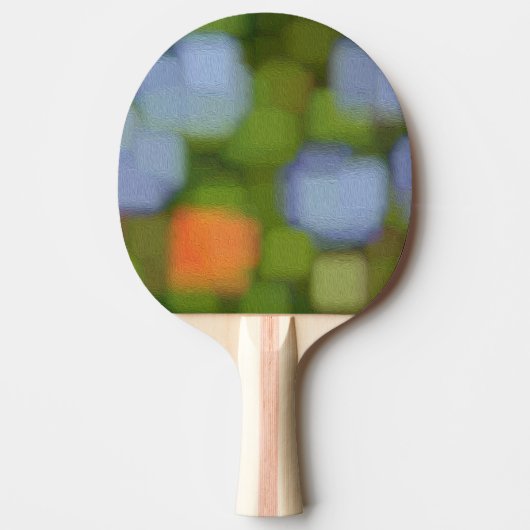 色数々の抽象芸術絵画の 卓球ラケット (正面)