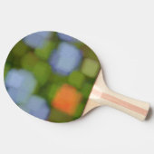 色数々の抽象芸術絵画の 卓球ラケット (横)