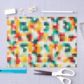 色数々の抽象芸術絵画の 薄葉紙 (クラフト)