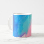 色数々の抽象芸術絵画 コーヒーマグカップ (正面左)
