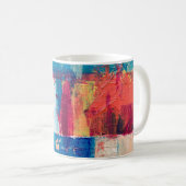 色数々の抽象芸術絵画 コーヒーマグカップ (正面右)