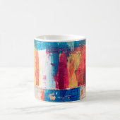 色数々の抽象芸術絵画 コーヒーマグカップ (中央)