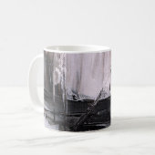 色数々の抽象芸術絵画 コーヒーマグカップ (正面左)