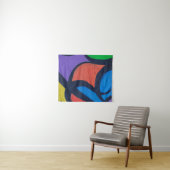 色数々の抽象芸術絵画 タペストリー (インサイチュ(横))
