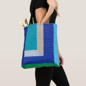 色数々の抽象芸術絵画 トートバッグ (クローズアップ)