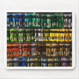 色数々の抽象芸術織り マウスパッド