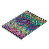 色数々の抽象芸術 ノートブック (左側)