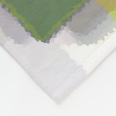 色数々の抽象芸術 フリースブランケット (角)