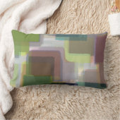 色数々の抽象芸術 ランバークッション (ブランケット)