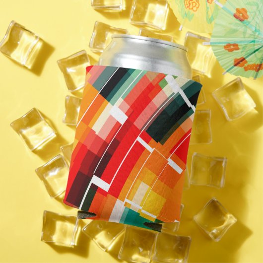 色数々の抽象芸術 缶クーラー (インサイチュ 夏)