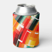 色数々の抽象芸術 缶クーラー (缶正面)