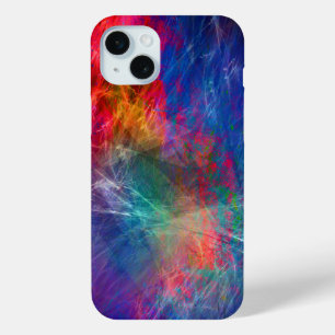 色数々の抽象芸術 iPhone 15 MINIケース
