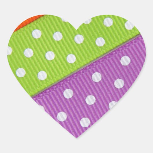 色数々の斑帯 ハートシール (正面)