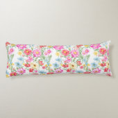 色数々の春の花抱き枕 ボディピロー (裏面)
