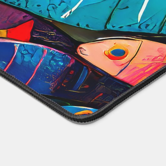 色数々の柄 デスクマット (コーナー)