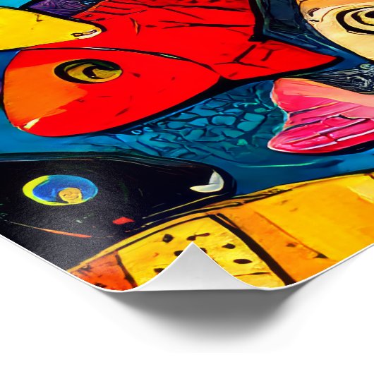 色数々の柄 ポスター (コーナー)