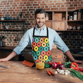 色数々の染め模様 エプロン