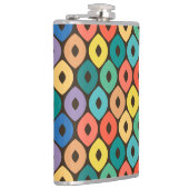 色数々の染め模様 フラスク (右)