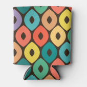 色数々の染め模様 缶クーラー (正面)