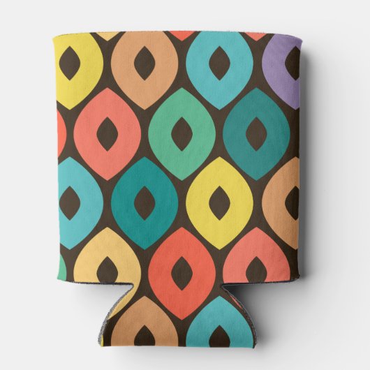 色数々の染め模様 缶クーラー (裏面)