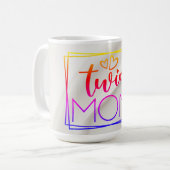 色数々の母 コーヒーマグカップ (正面左)