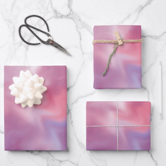 色数々の水洗剤 ラッピングペーパーシート (正面)