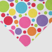 色数々の水玉模様ティッシュペーパー 薄葉紙 (詳細)