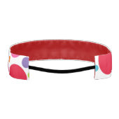 色数々の水玉模様 アスレチックヘッドバンド (裏面)