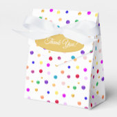 色数々の水玉模様 フェイバーボックス (正面サイド)