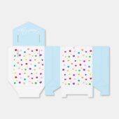 色数々の水玉模様 フェイバーボックス (折り畳みなし)