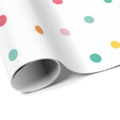 色数々の水玉模様 ラッピングペーパー (ロールコーナー)