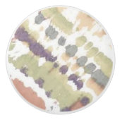 色数々の水色bohoプリントセラミックノブ セラミックノブ (正面)