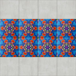 色数々の油塗装万華鏡のように千変万化するパターン タイル