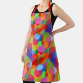 色数々の点とドット エプロン (インサイチュ)