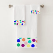 色数々の点 バスタオルセット (インサイチュ)
