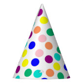 色数々の点 パーティーハット (左)