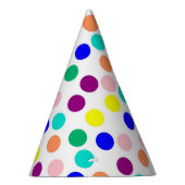 色数々の点 パーティーハット (右)